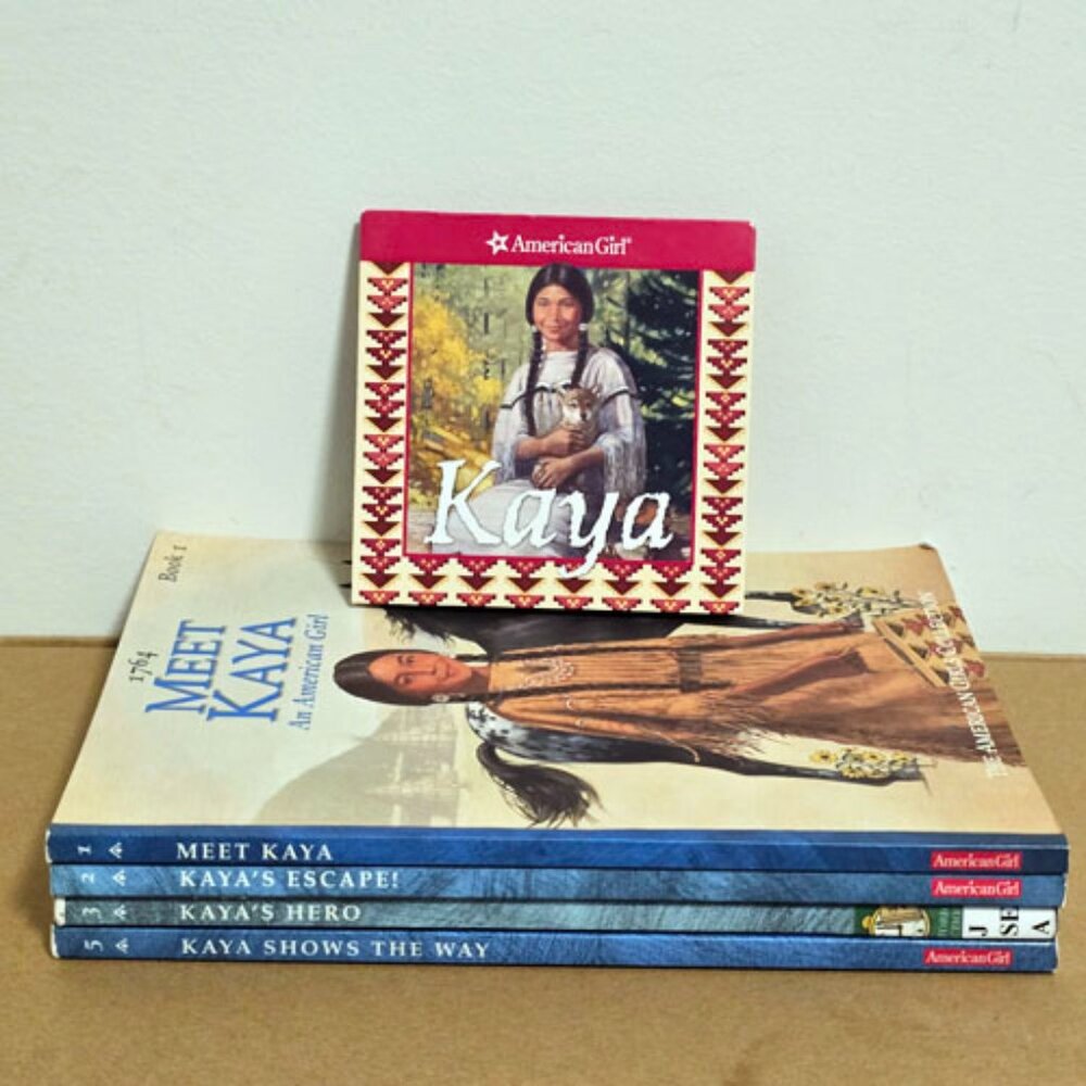American Girl Kaya 4 Books Pleasant Company + McDonald's Happy Meal Book